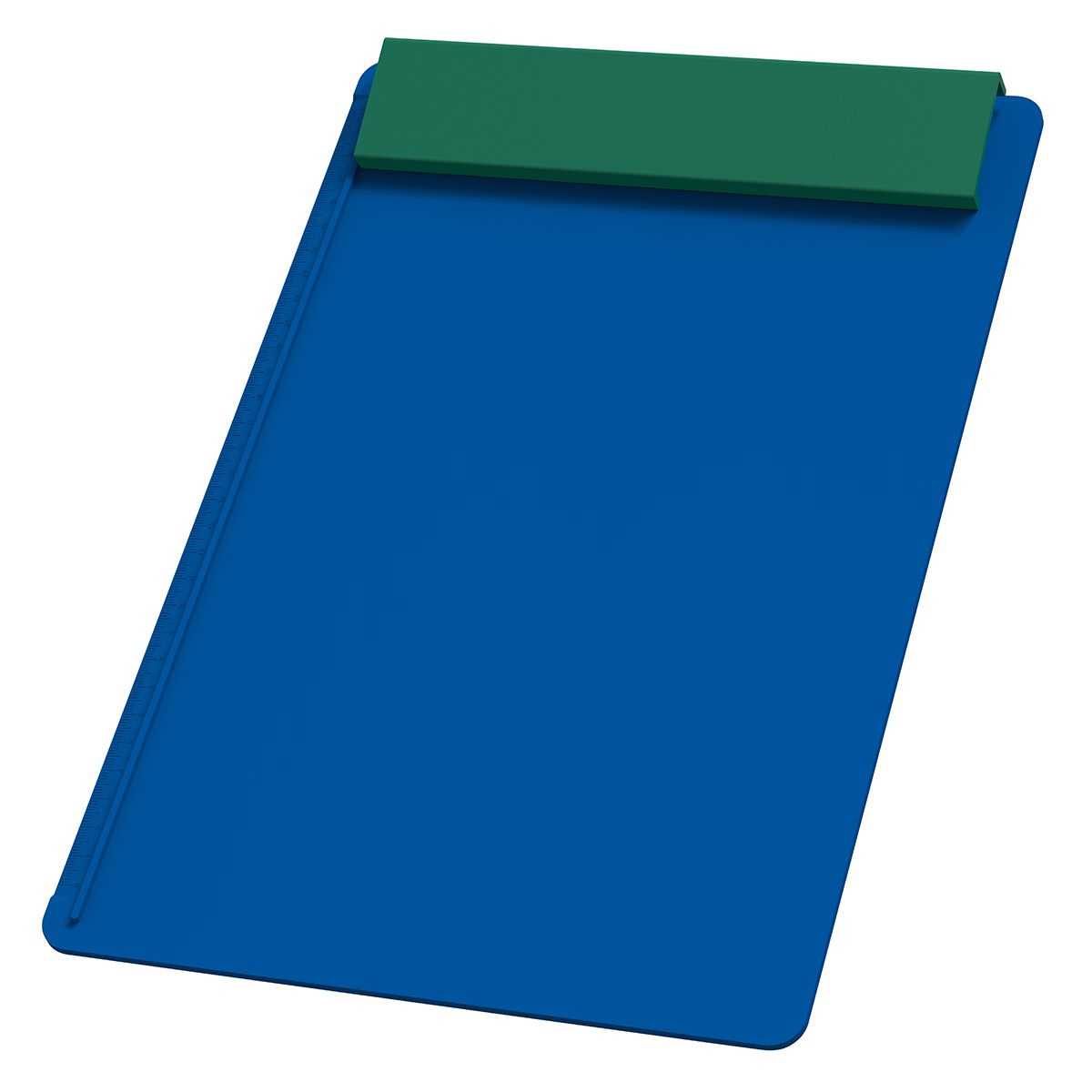 Klemmbrett DIN A4 "Alpha II", blau, grün