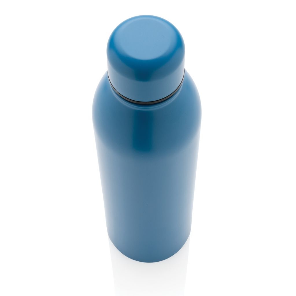 XDP433.04-5RCS recycelte Stainless Steel Vakuumflasche_ blau