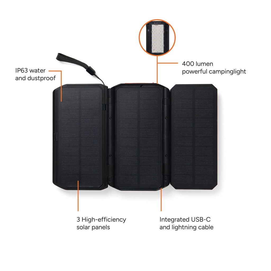 XDND410_00-01Nordic Drift Titan 10.000mAh Solar Powerbank with 3 Panels_ schwarz
