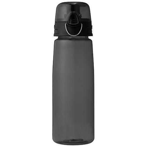 PF100313-4Capri 700 ml Tritan™ Sportflasche_ transparent schwarz