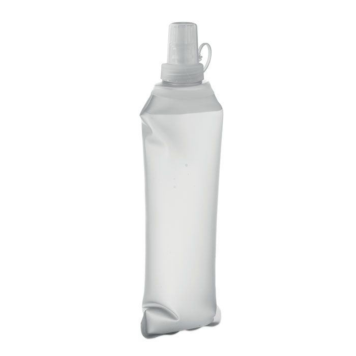 MO2962-26Biter Faltbare Wasserflasche 500ml_ transparent weiss