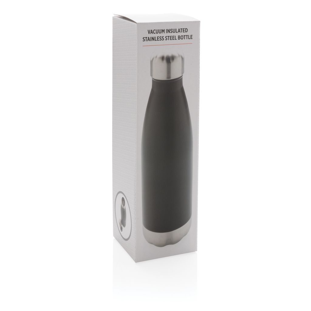 XDP436.49-1Vakuumisolierte Stainless Steel Flasche_ schwarz