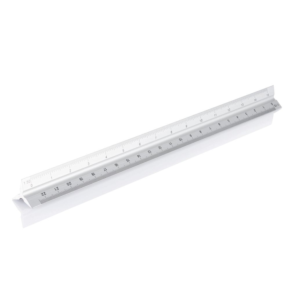XDP165.13-2Aluminiumlineal 30 cm_ silber
