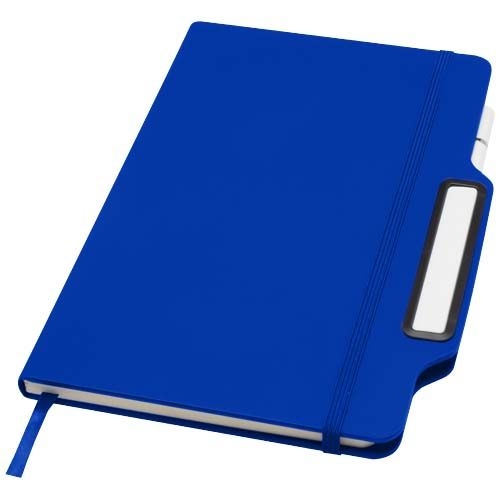 PF107969-2Nexus A5 Hardcover Notizbuch mit Kugelschreiber und Bleistiftset _schwarze Mine_ royalblau