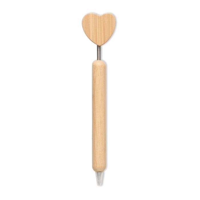 MO2659-40Corapen Kugelschreiber Bambus Herz_ holz