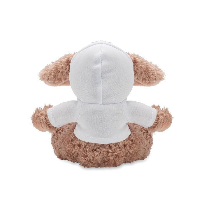 MO2121-06Bunny Pluesch-Hase mit Hoody_ weiss