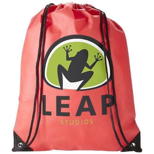 PF119619-9Evergreen Premium Non Woven Turnbeutel 5L_ rot