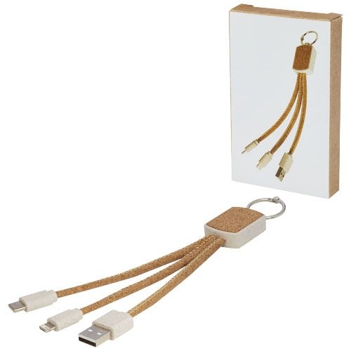 PF124294-1Bates Weizenstroh und Kork 3-in-1 Ladekabel_ natur