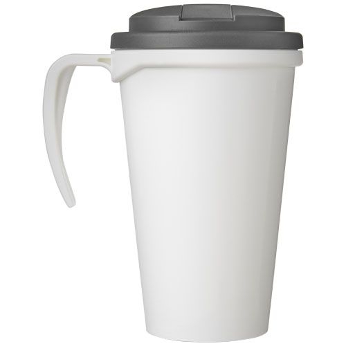 PF210420-14Brite-Ameriano® Grande 350 ml Isolierbecher mit auslaufsicherem Schraubverschluss_ weiss_grau