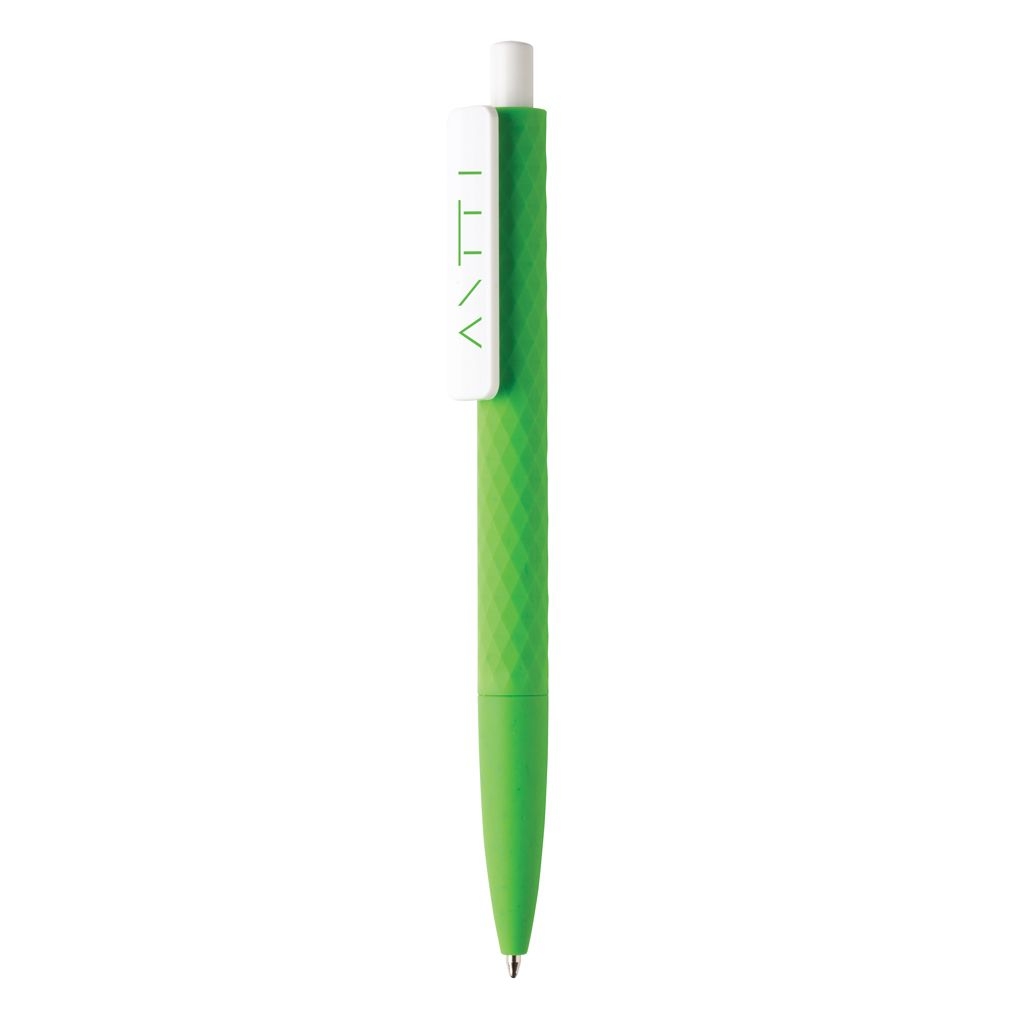 XDP610.96-7X3-Stift mit Smooth-Touch aus RCS recyceltem ABS_ gruen