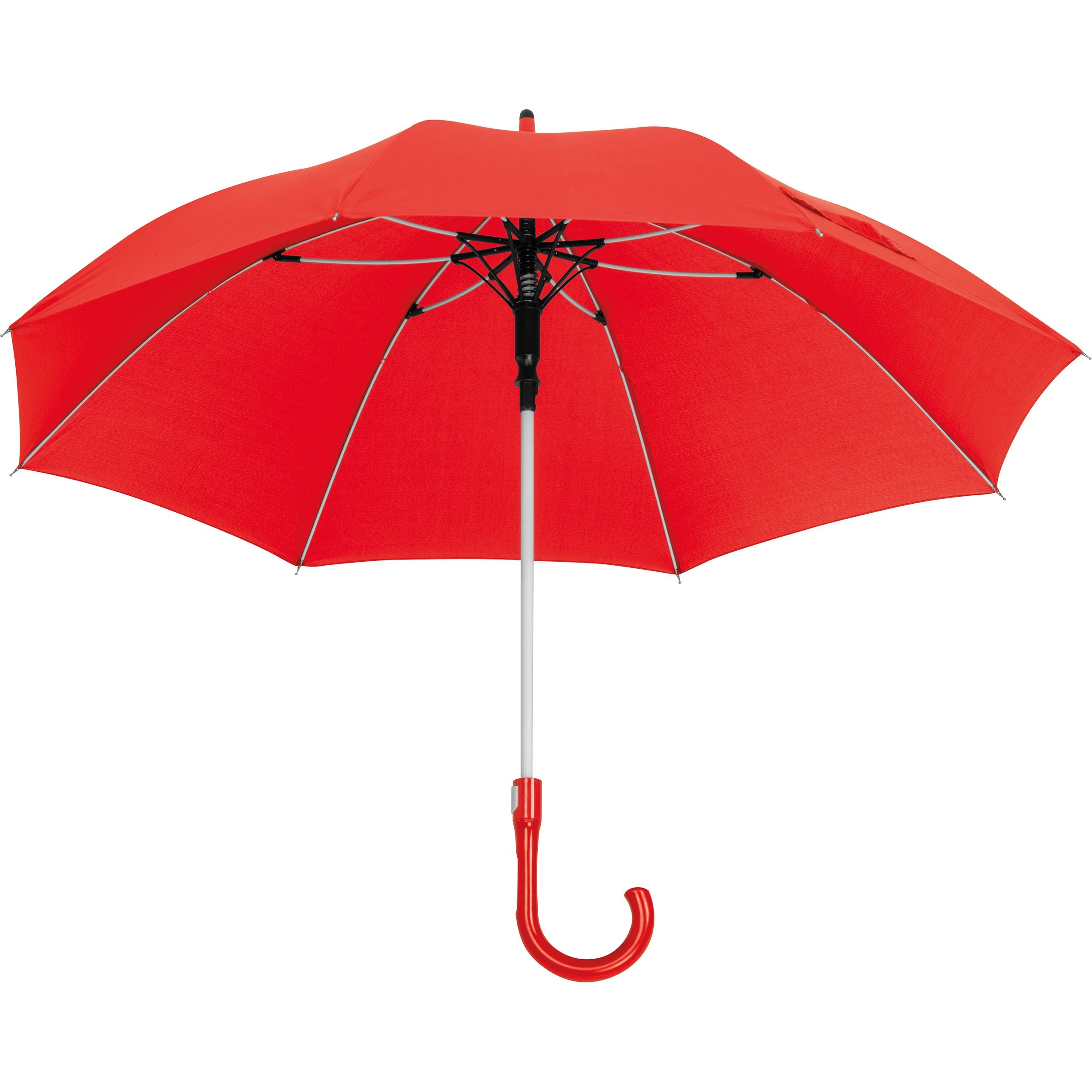 MA45264-05Regenschirm mit Fiberglassgestaenge BENIAMIN_ rot