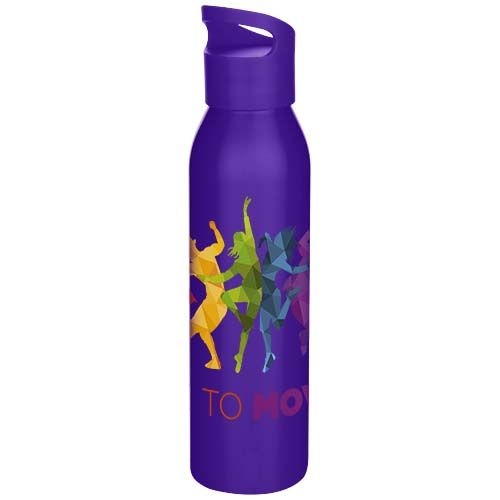 PF100868-3Sky 650 ml RCS-zertifizierte_ einwandige Trinkflasche aus recyceltem Edelstahl_ mittelviolett