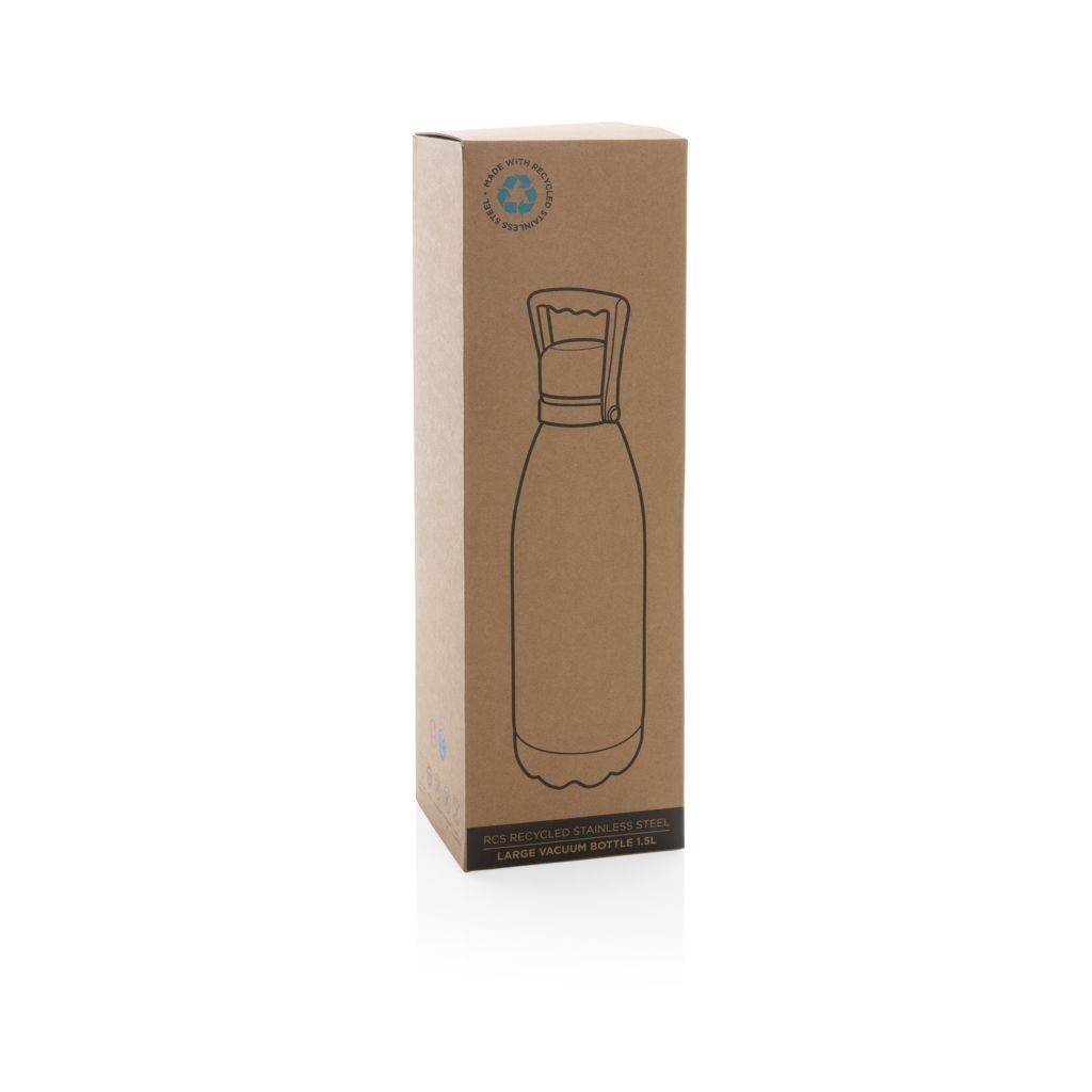 XDP435.51-1Grosse Vakuumflasche aus RCS recyceltem Stainless-Steel 1_5L_ schwarz