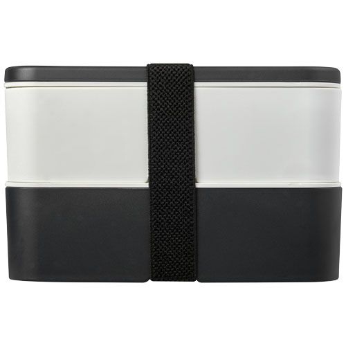 PF210182-10MIYO Renew 700_700 ml Doppel-Lunchbox_ granitfarben_elfenbeinweiss_schwarz