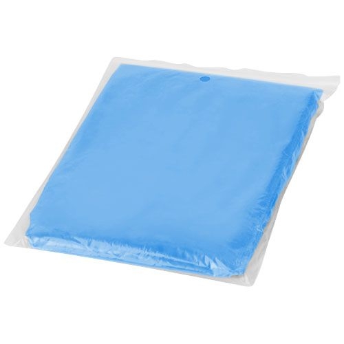 Ziva Einweg Regenponcho mit Hülle, royalblau