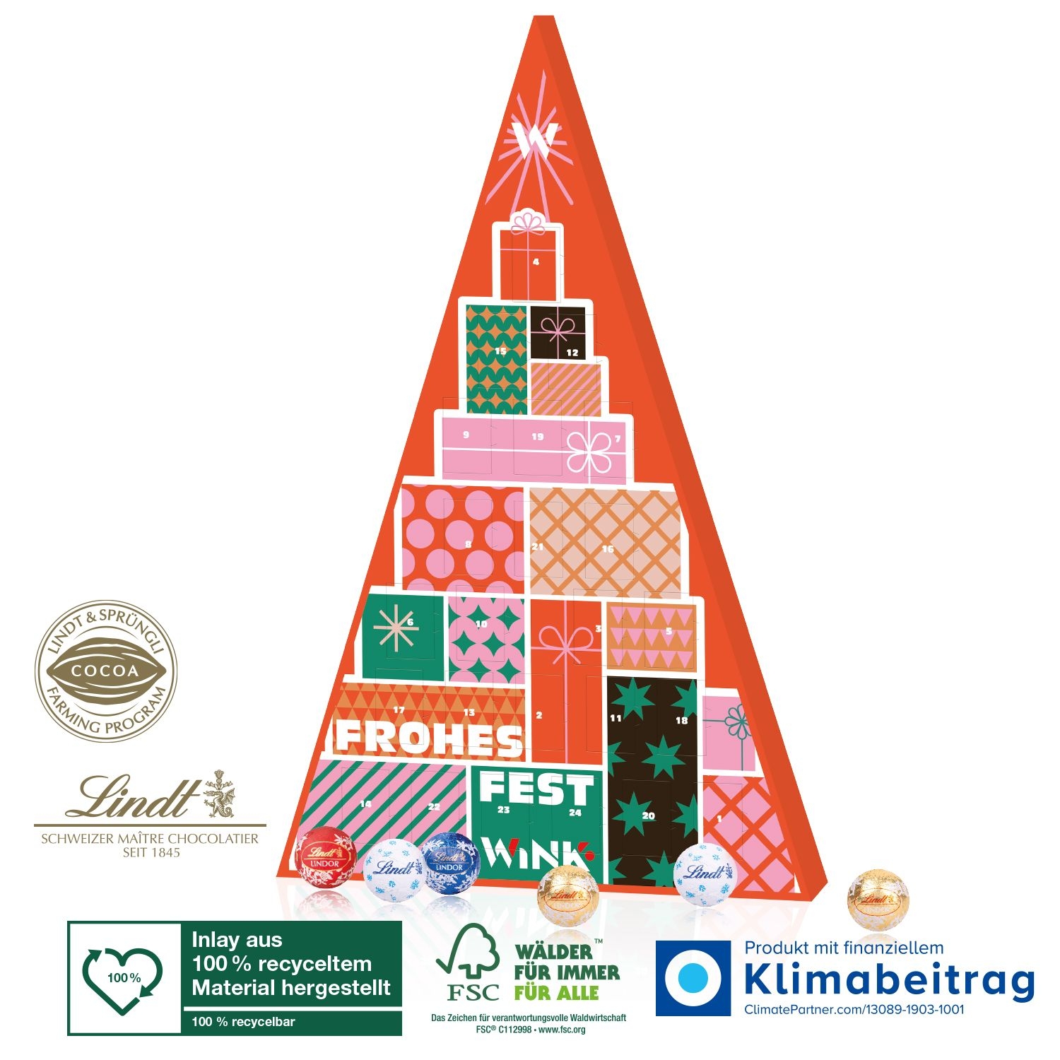 CD95217-02Adventskalender Lindt „Weihnachtsbaum“_ Individuelles Motiv CD95217-02Adventskalender Lindt „Weihnachtsbaum“_ Individuelles Motiv