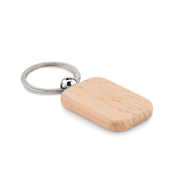 MO9774-40Poty Wood Schluesselring Holz_ eckig_ Holz