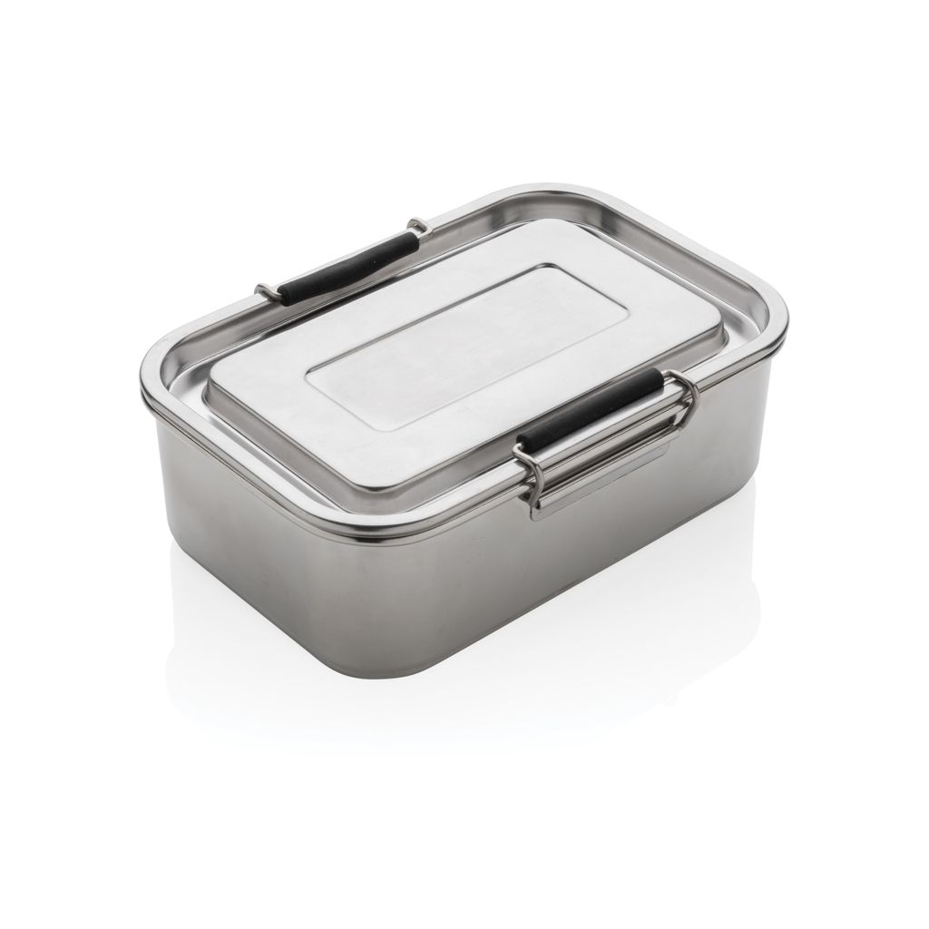 XDP269.08-2Auslaufsichere Lunchbox aus RCS recyceltem Stainless Steel_ silber