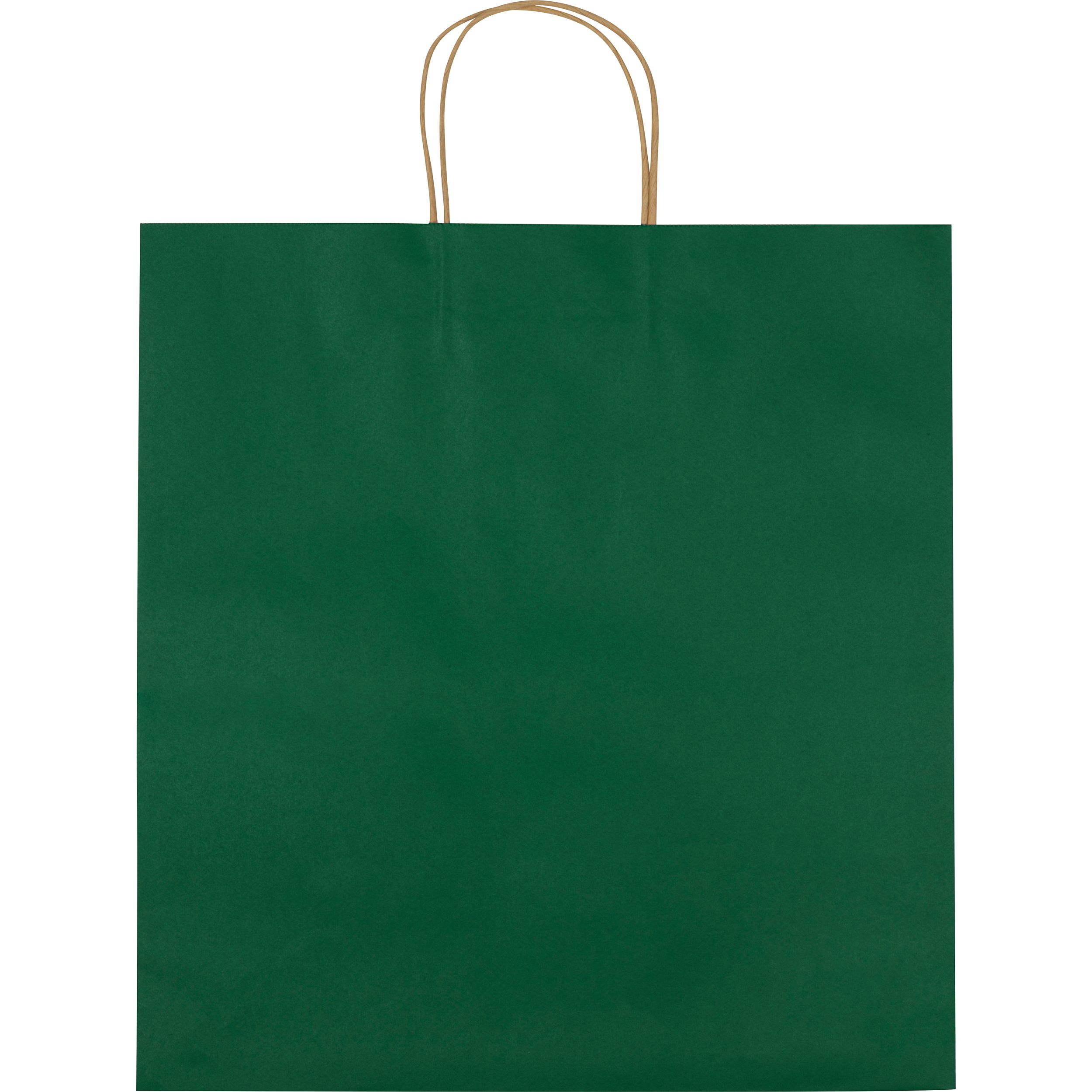 Recycelte Papiertasche groß, grün