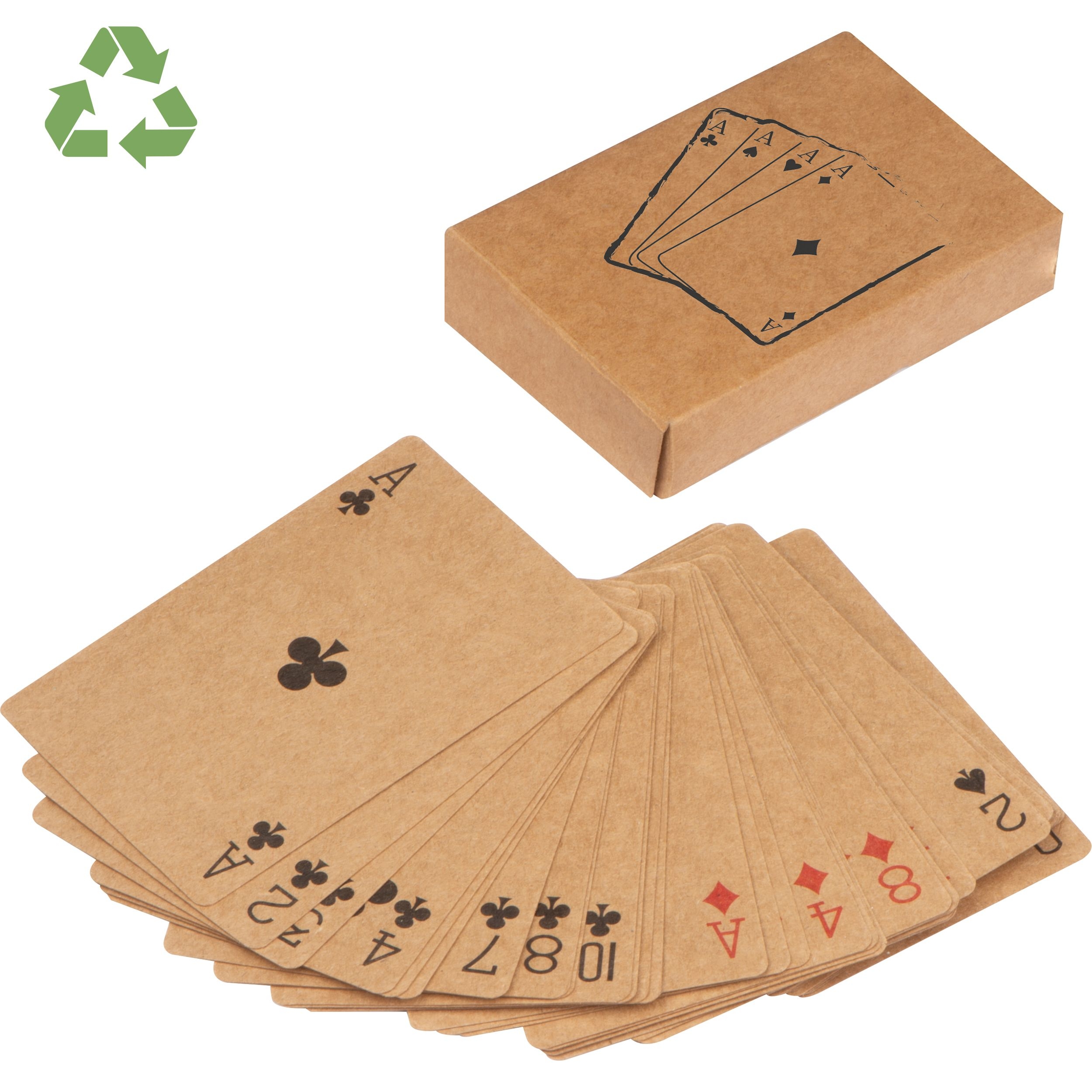 MA52626-13Spielkarten _52 Blatt _ Joker_ ALEXANDER_ beige