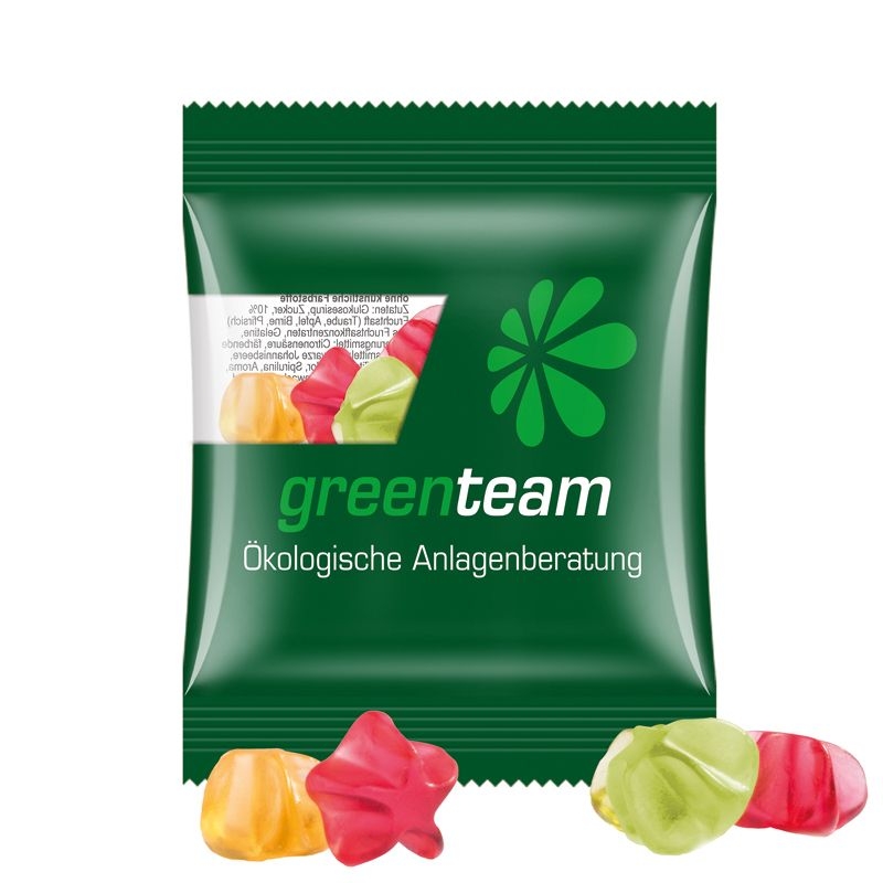 JG15061-4Minituete 10 g Trolli Fruchtgummi Standardformen_ Stern_ transparente Folie