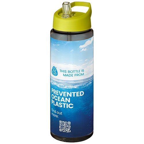 PF210486-4H2O Active® Eco Vibe 850 ml Sportflasche mit Ausgussdeckel_ kohle_limone