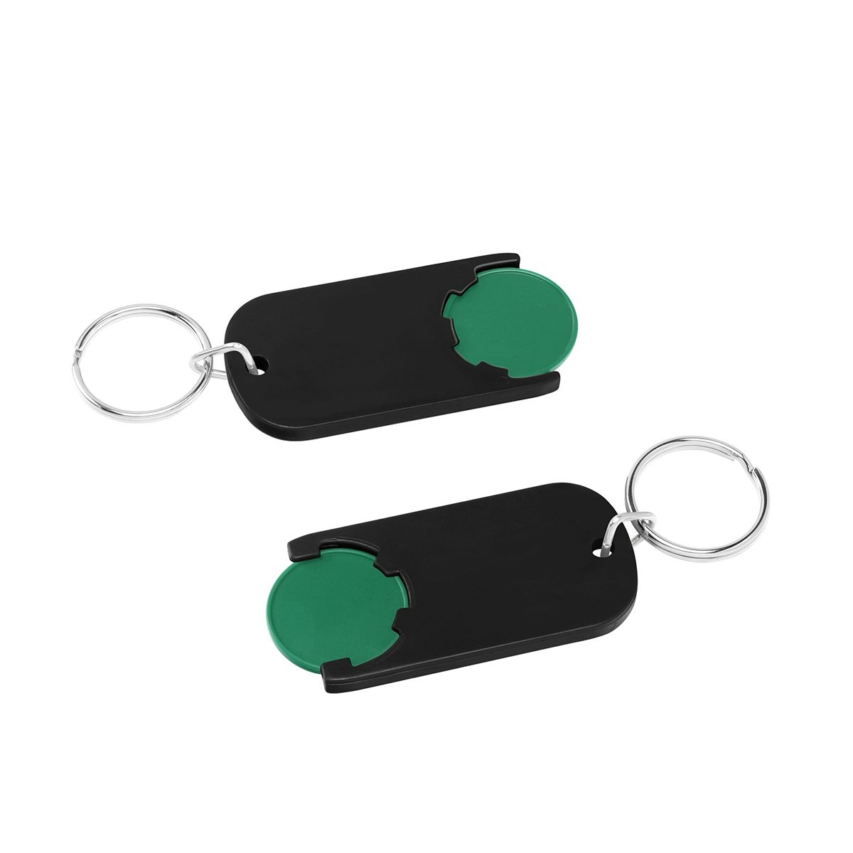 HE7439R-2-6Chiphalter mit 1€-Chip _Alpha_ gruen_ schwarz HE7439R-2-6Chiphalter mit 1€-Chip _Alpha_ gruen_ schwarz
