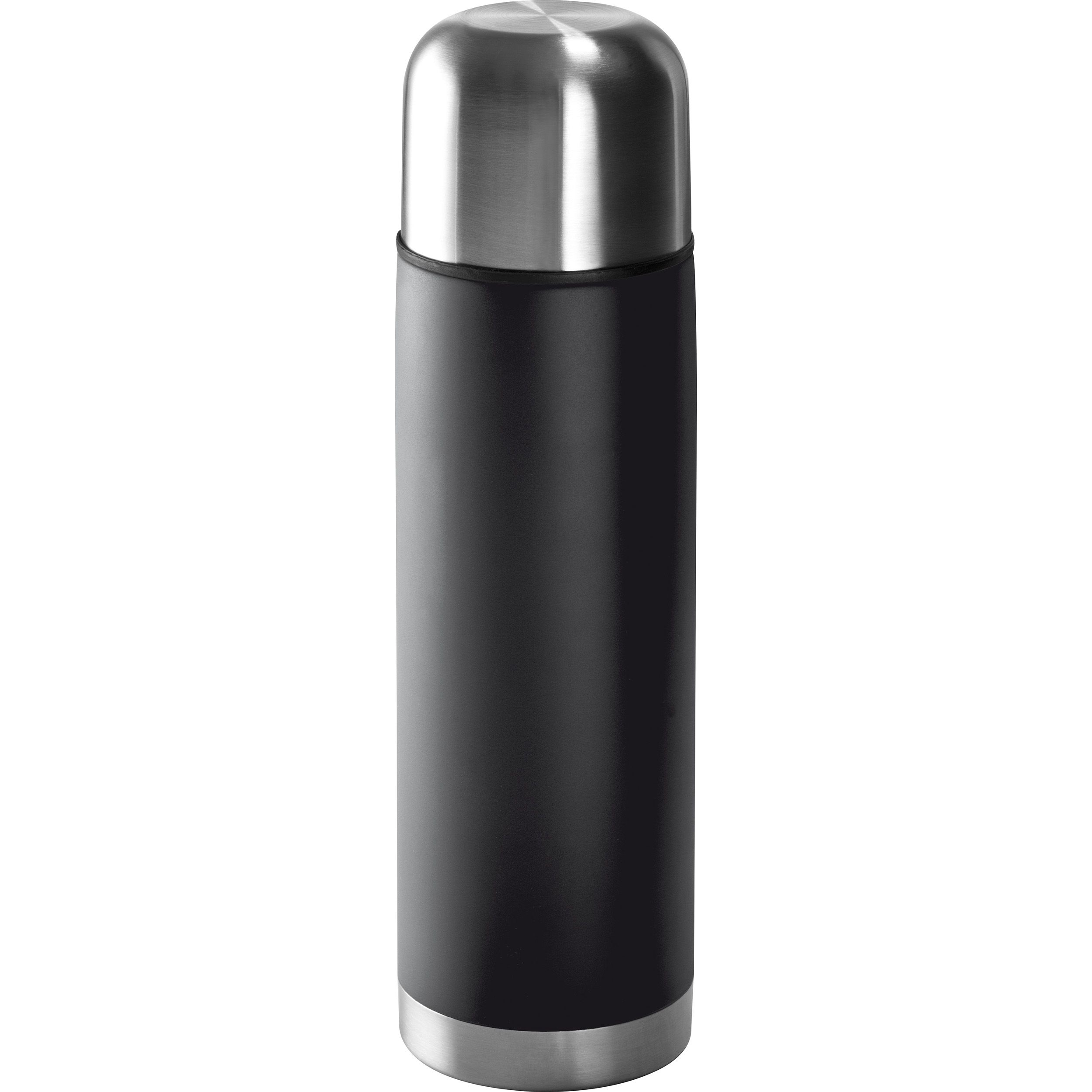 Vakuum Isolierkanne aus Edelstahl, 500ml, schwarz