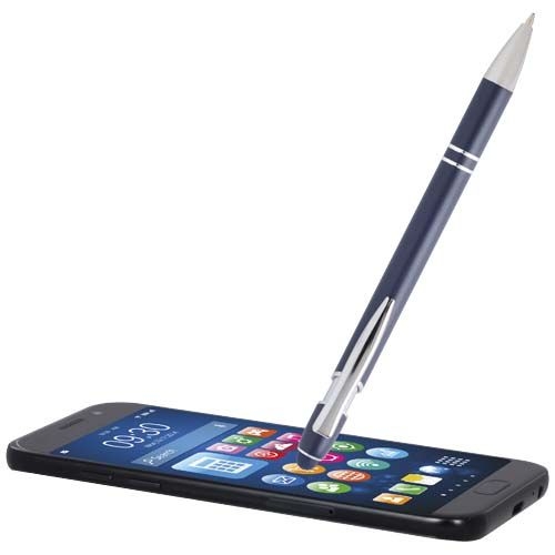 PF106247-2Kish Kugelschreiber mit silbernem Finish _ navy