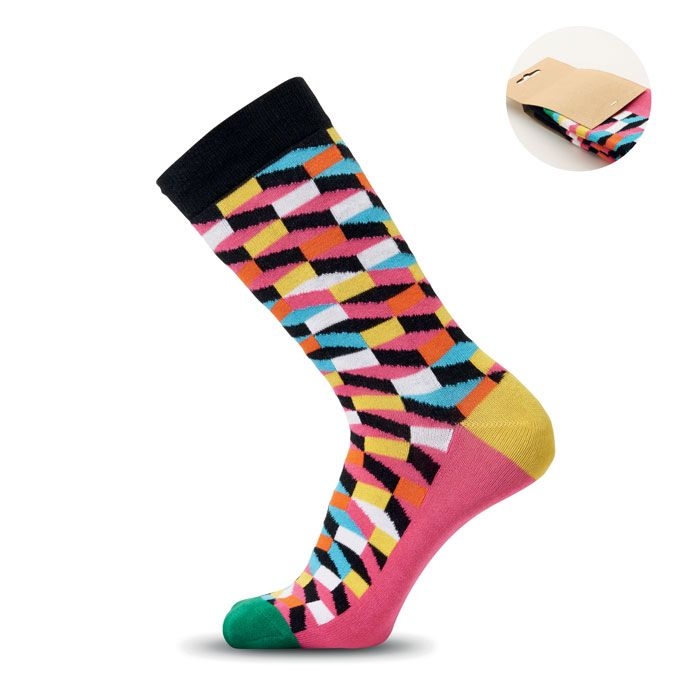 MO3101-38Funny L Socken 43-46_ fuchsia