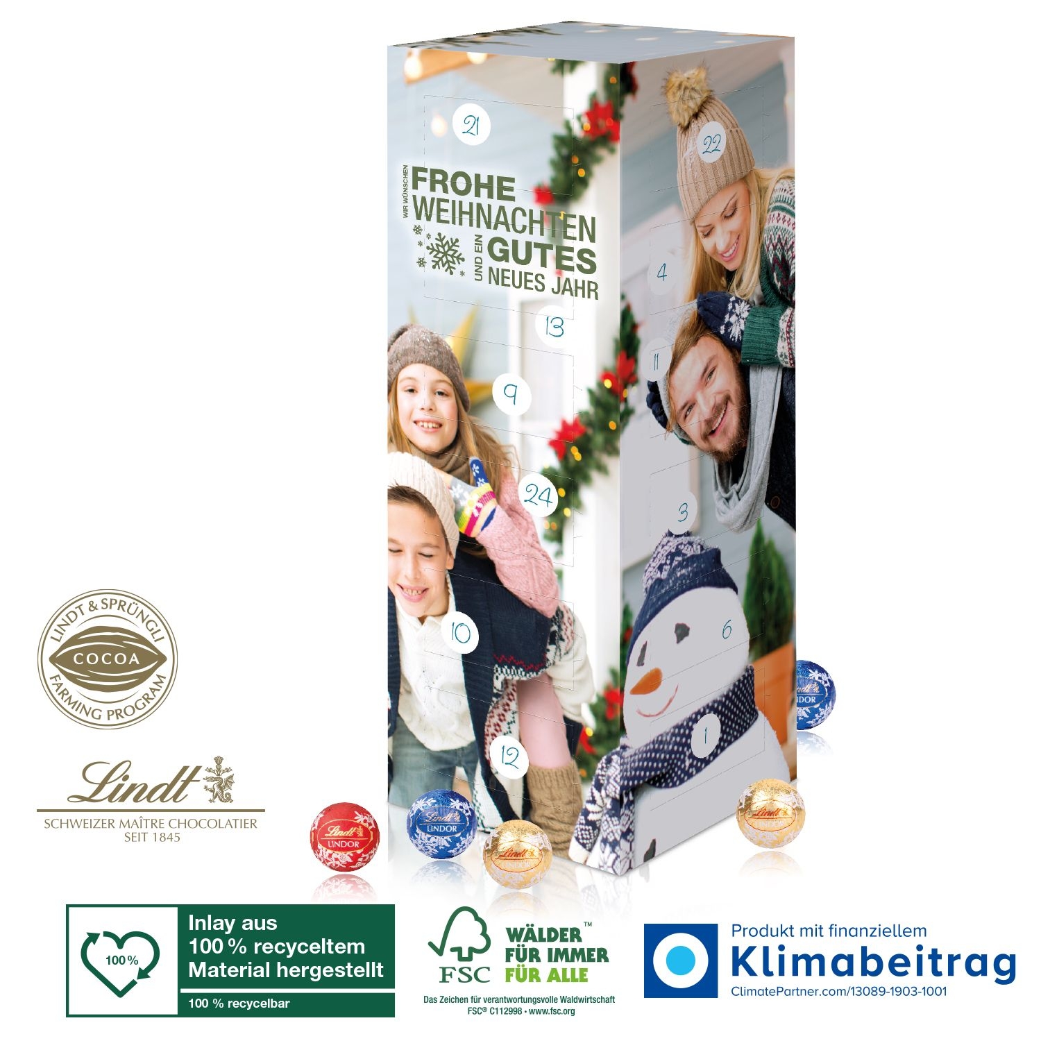 CD95358-01Adventskalender Lindt „Turm“_ Motiv-Vorlage