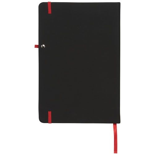 PF210208-3Noir A5 Notizbuch_ schwarz_rot