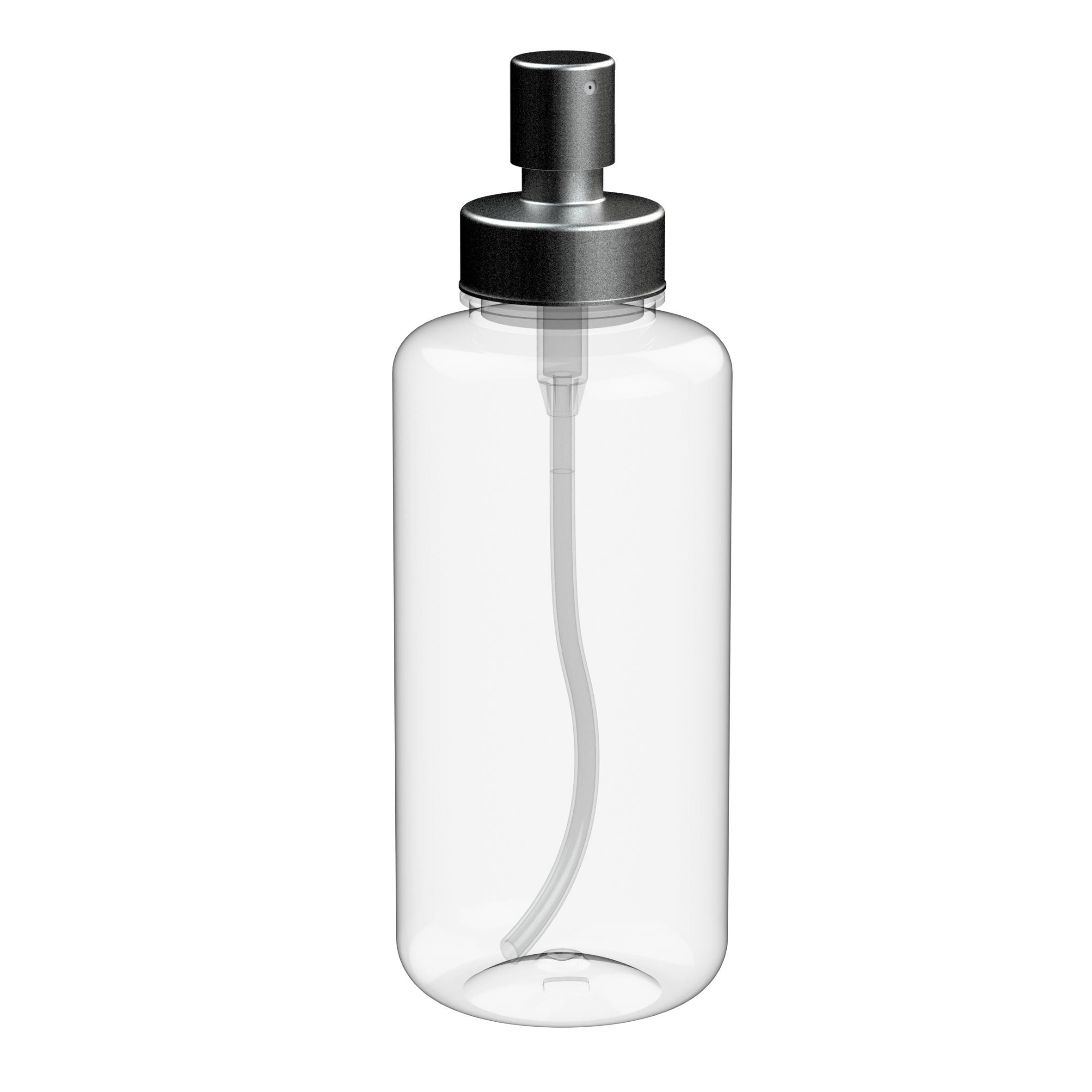 EL01667-1Sprayflasche _Superior_ 1_0 l_ transparent_ silber