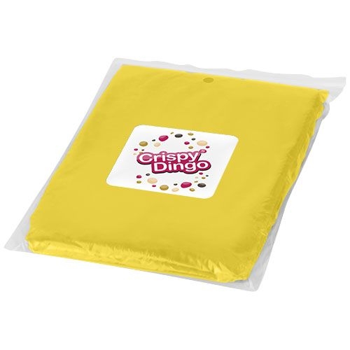 PF100429-8Ziva Einweg Regenponcho mit Huelle_ gelb