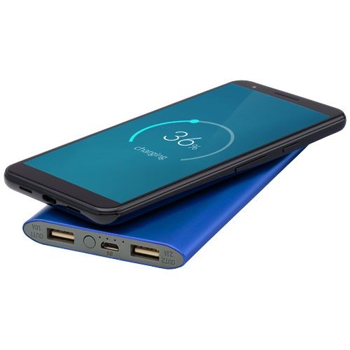 PF124173-2Juice 8000 mAh kabellose Powerbank_ royalblau PF124173-2Juice 8000 mAh kabellose Powerbank_ royalblau