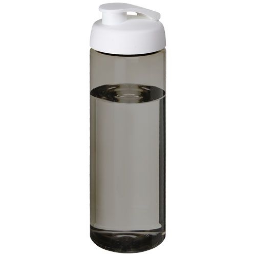 PF210483-2H2O Active® Eco Vibe 850 ml Sportflasche mit Klappdeckel_ kohle_weiss PF210483-2H2O Active® Eco Vibe 850 ml Sportflasche mit Klappdeckel_ kohle_weiss