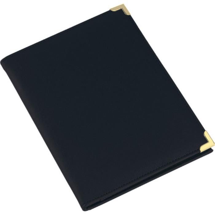 GI8622-01Konferenzmappe aus PU mit Metallecken Gia_ Schwarz GI8622-01Konferenzmappe aus PU mit Metallecken Gia_ Schwarz
