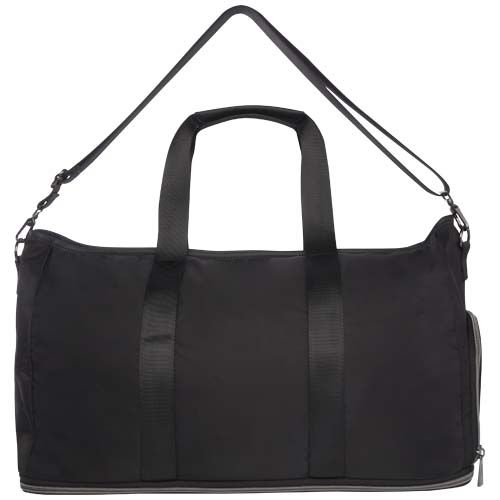PF130089-1Rhine erweiterbare Reisetasche aus recyceltem Material 35 L_ schwarz