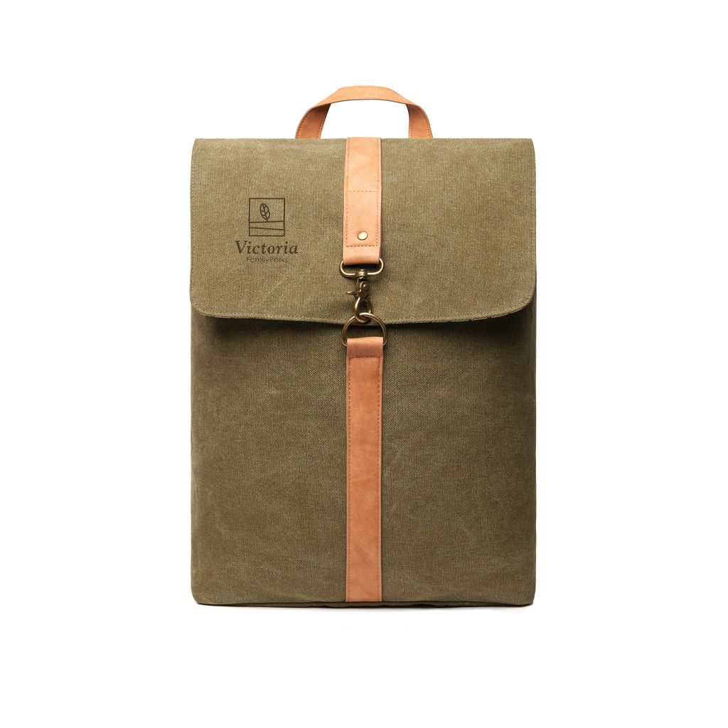 XDV52101-8VINGA Bosler Rucksack aus GRS recyceltem Canvas_ gruen