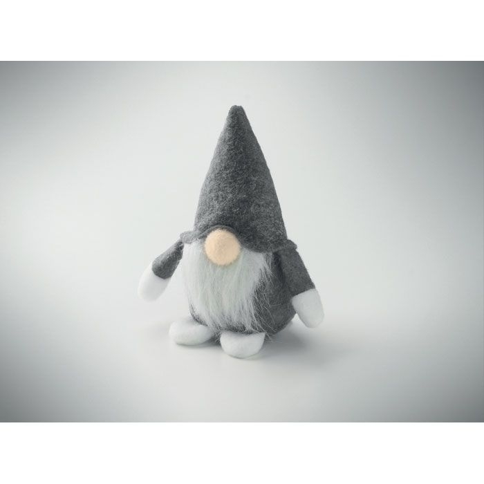 CX1589-07Frosty Dekorativer Filz-Wichtel_ grau