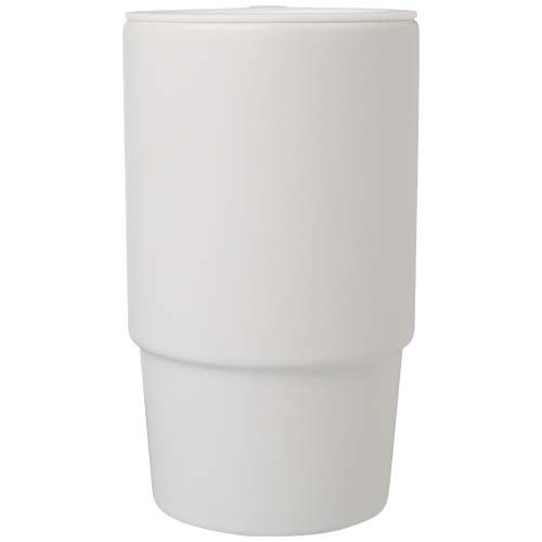 PF100896-1Carter 450 ml Keramiktasse mit Kunststoffdeckel_ weiss