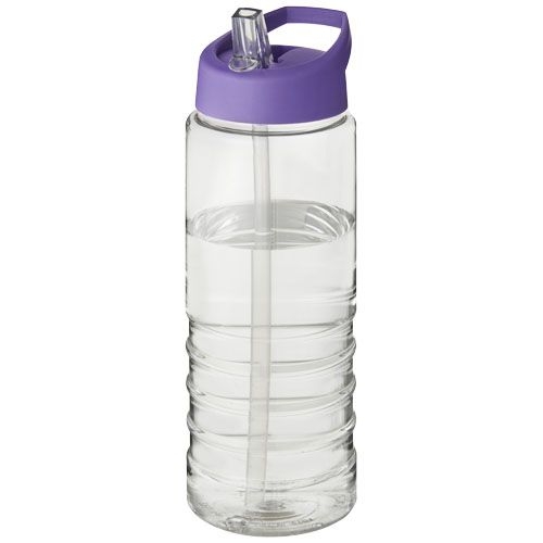 PF210877-11H2O Active® Treble 750 ml Sportflasche mit Ausgussdeckel_ transparent_lila PF210877-11H2O Active® Treble 750 ml Sportflasche mit Ausgussdeckel_ transparent_lila