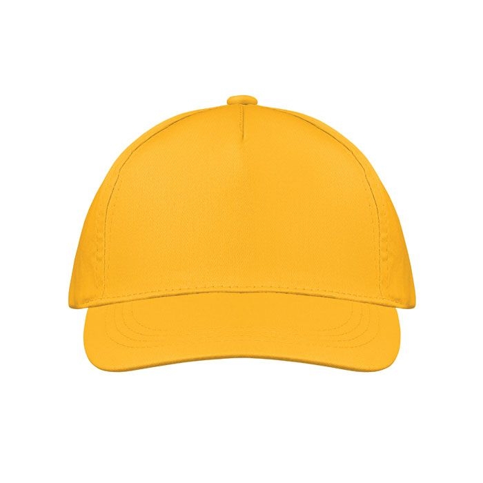 MO1447-08Buzz Baseball cap 5 panels 160g_m²_ gelb