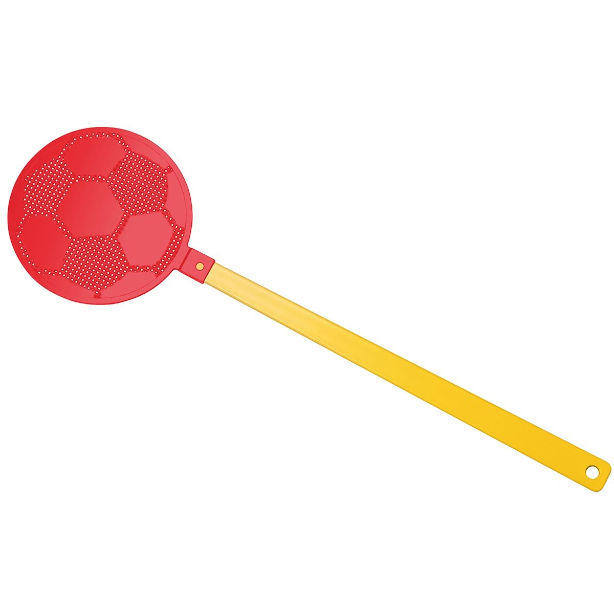HE8410-4-1Fliegenklatsche _Fussball_ gelb_ rot HE8410-4-1Fliegenklatsche _Fussball_ gelb_ rot