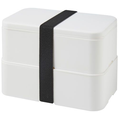 PF210470-10MIYO Doppel-Lunchbox_ weiss_weiss_schwarz PF210470-10MIYO Doppel-Lunchbox_ weiss_weiss_schwarz