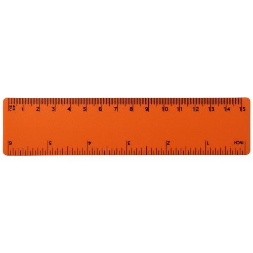 PF210540-4Rothko 15 cm Kunststofflineal_ orange