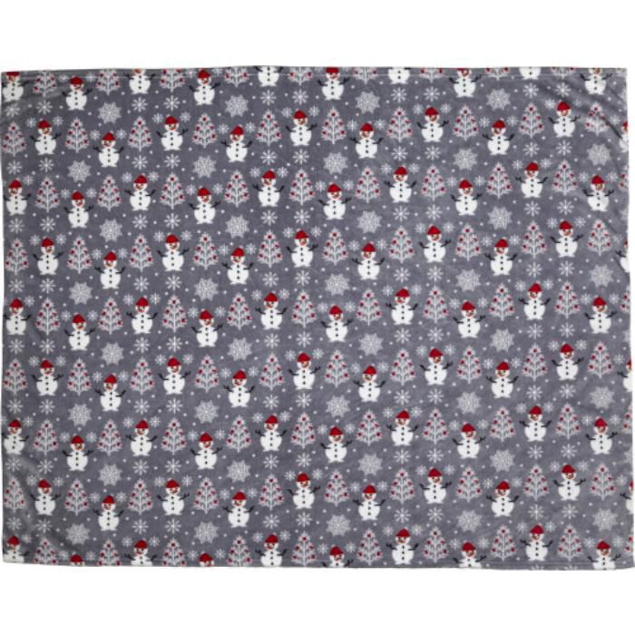 GI8530-03Decke aus 100% Polyester und Flanell Michelle_ Grau
