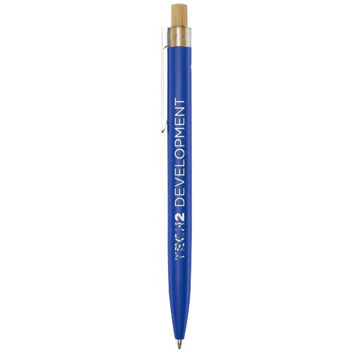 Nooshin Kugelschreiber aus recyceltem Aluminium, blau