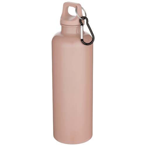 PF100878-4Oregon 750 ml einfarbige RS-zertifizierte Wasserflasche aus recyceltem Kunststoff mit Karabinerhaken