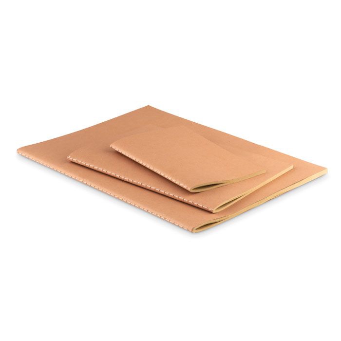 Mini Paper Book DIN A6 Notizbuch mit Pappcover, beige